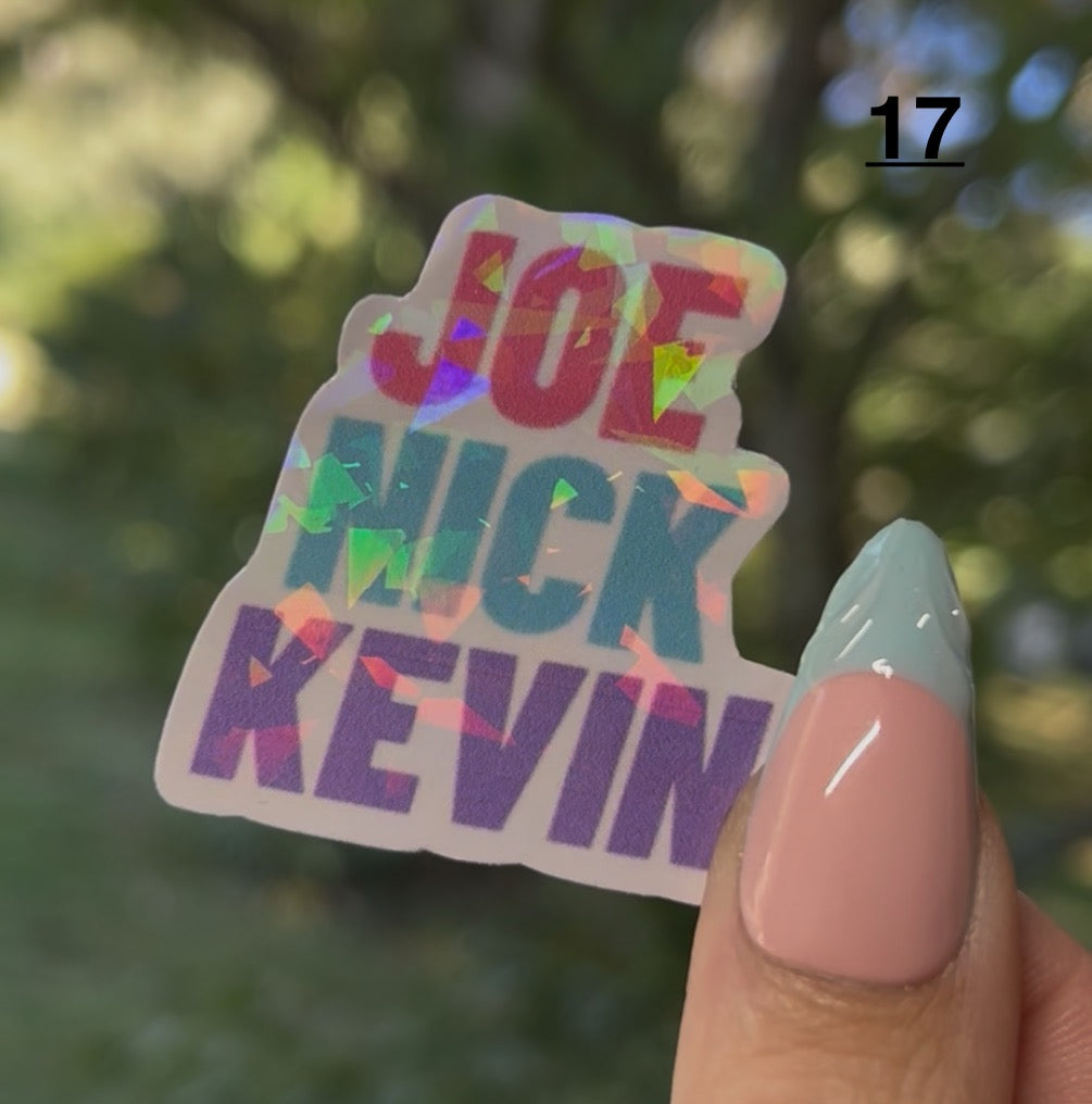 Jonas Brothers Stickers