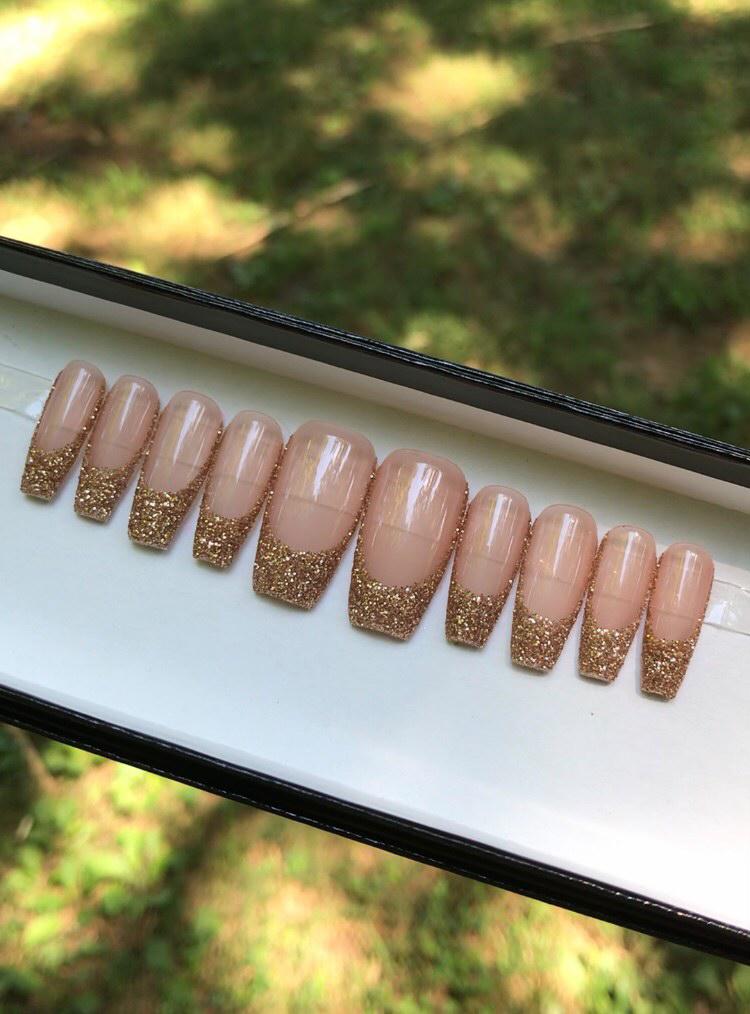 Glitter French Tips