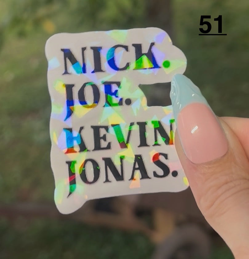 Jonas Brothers Stickers