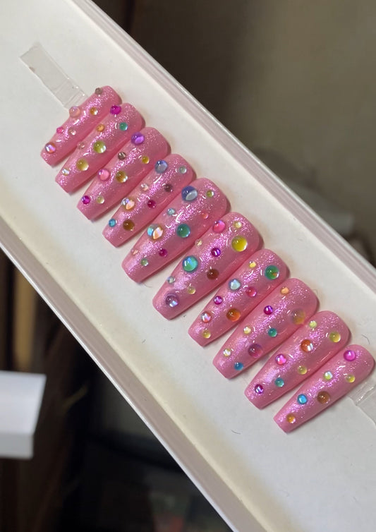 Fairy Raindrops (baby pink)